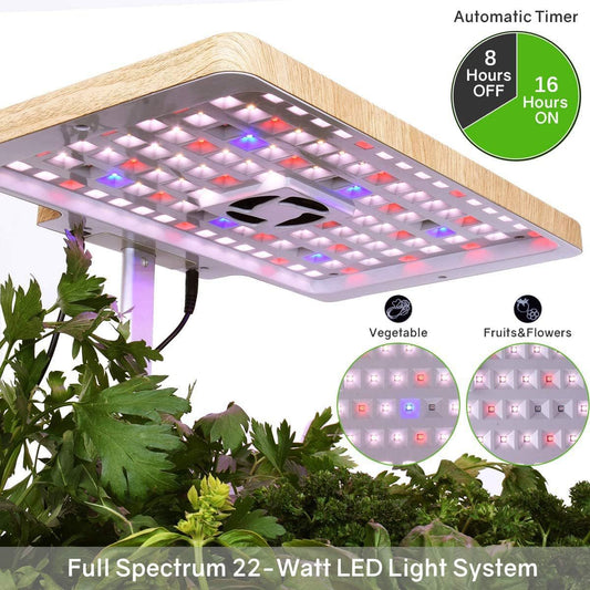 Smart Self-Watering Planter with Grow Light
