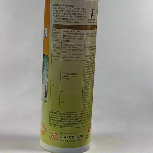 Liquid Copper Fungicide 500ml (Ready to spray)
