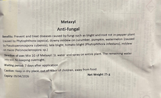 Metaxyl Fungus Shield