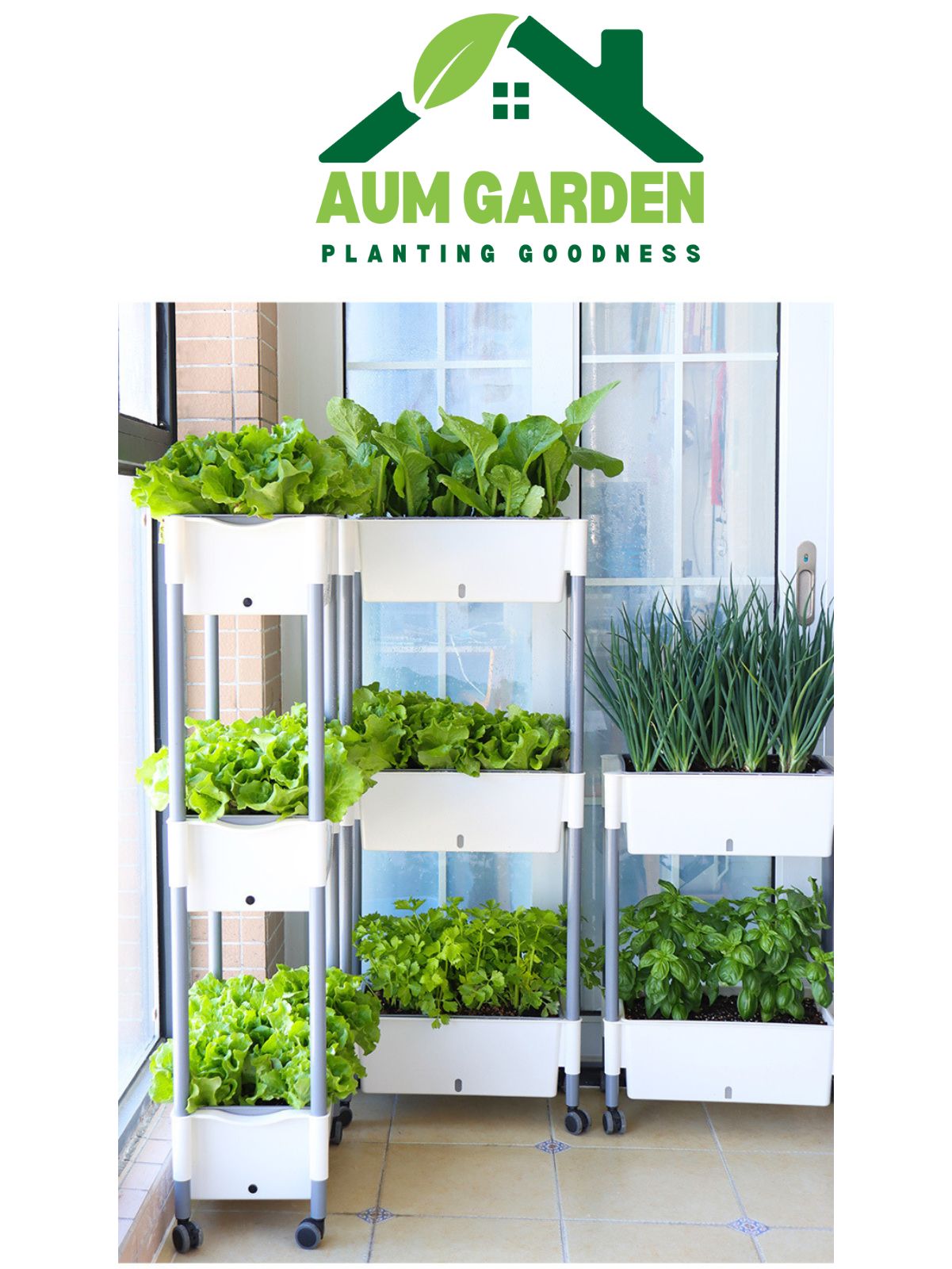 self watering vertical garden planter Self Watering Vertical Planter