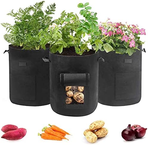 Fabric Grow Bag 1.5Gallon, 2 Gallon, 7 Gallon, 10 Gallon