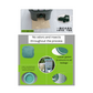 Compost Bin - come with: 15 L compost bin , 3 tools (scoop and cup), 1 packet EM powder