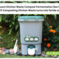 Compost Bin - come with: 15 L compost bin , 3 tools (scoop and cup), 1 packet EM powder