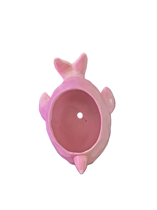 Pink Whale Pot