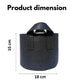 Fabric Grow Bag 1.5Gallon, 2 Gallon, 7 Gallon, 10 Gallon