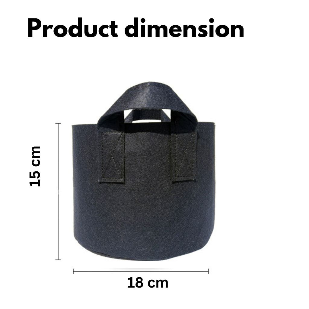 Fabric Grow Bag Gallon, Gallon, 10 Gallon