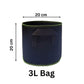 Fabric Grow Bag 1.5Gallon, 2 Gallon, 7 Gallon, 10 Gallon