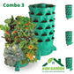 3-In-1 Organic Veggie Tower (Veggie Growth, Vermiculture, Kitchen Scrap Composting)